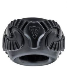 Tribal Son Ram Ring Black