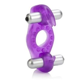 Wireless Rockin Rabbit Vibrating Ring Purple