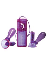 Vibrating Nipple Pumps Purple