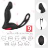 10 Speeds and Patterns Electric Massager for Man,Waterproof Rechargeable Prostrate Prostata Stimulator Toy,Whisper Quiet